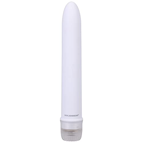 Doc Johnson White Nights 7-Inch Velvet Touch Vibrator