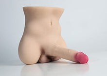 Load image into Gallery viewer, 3.1K Realist Dildo Sex Toy, Shemale Sex Doll with Big Penis and Slidable Balls, Life Size Male Torso Sex Toy for Women &amp; Gay Flesh
