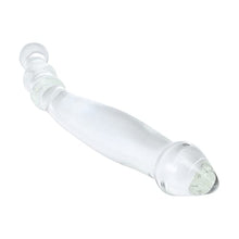 Load image into Gallery viewer, Aptitan 9&quot; Double Ended Glass Dildo Crystal Penis Female Masturbator G-spot Stimulator with Anal Bead Plug Butt Plug Anus Sex Toy
