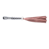 HABADOG Metal Chain Whip Toys for Couples Flogger (Color : SM59-Leather Whip)