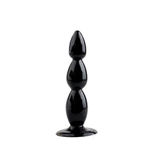 Load image into Gallery viewer, Soft Anal Dildo Butt Plug Adult Gay Phalluses Anal Plug Beads G-spot Erotic Sex Toys for Men Women (Color : Blcak-1)
