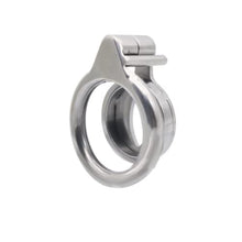 Load image into Gallery viewer, ifowip Stainless Steel Flat Chastity Lock Chastity Device Penis Cage Adjustable Chastity Cage Penis Lock A409 (45mm/1.77 Inch)
