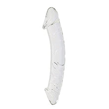 Load image into Gallery viewer, Aptitan 11.8&quot; Large Clear Double Ended Glass Dildo Double Side Crystal Penis G-spot Stimulator Female Masturbator
