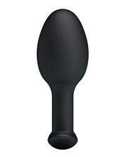 Load image into Gallery viewer, Pretty Love 3.34&quot; Silicone Anal Plug w/Ball - Black
