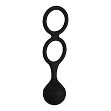 Load image into Gallery viewer, EIS Penis and Testicle Weight - Double Cock Ring with Weight for Increased Sensuality and Penis Training - Skin-Friendly Silicone (3.95 oz)
