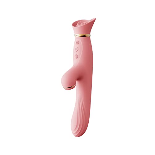 ZALO Rose Rabbit Vibrator (Strawberry Pink)