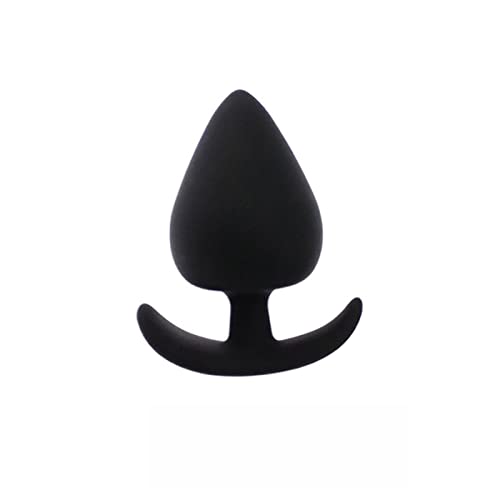 5 Size Silicone Big Butt Plug Anal Sex Toys for Adults Men Woman Underwear Buttplug Dildo (Color : Black, Size : X-Large)