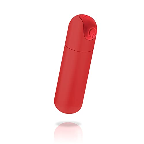 Bullet Vibrator Vibrator Clitoris & G-Spot Nipple, G Spot Dildo Vibrators Clitorals Stimulator with 10 Modes, Adult Sex Toy Vibrator for Women Couple USB Rechargeable, Waterproof Massager,Red