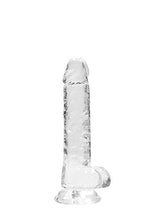 Load image into Gallery viewer, 7&quot; / 18 cm Realistic Dildo with Balls - Transparent
