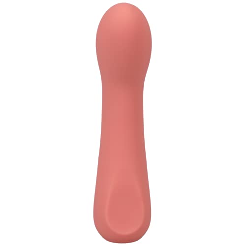 Doc Johnson Ritual - Zen - 10 Function G-Spot Vibrator - Silicone and Rechargeable - Discreet, Coral