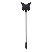 VENESUN 14inch Silicone Butterfly Spanking Paddle, Spanking Crops for Adults BDSM Play, Black