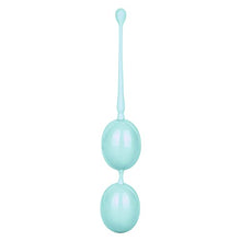 Load image into Gallery viewer, CalExotics Weighted Kegel Balls - Duotone Ben Wa Kegel Weights - Pelvic Floor Exercise Balls - Adult Silicone Sex Toys - Teal
