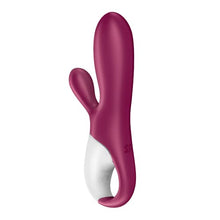 Load image into Gallery viewer, Satisfyer Hot Bunny Rabbit Vibrator with Warming Function and App Control - G-Spot and Clitoris Stimulation, Heated Vibrating Dildo - Compatible with Satisfyer App, Waterproof, Rechargeable
