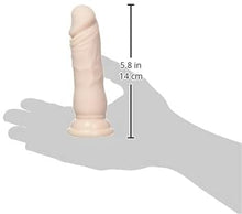 Load image into Gallery viewer, Adam &amp; Eve My First Willy Dildo, Flesh | Realistic and Waterproof Silicone Dildo with Suction Cup Base | Compatible with Water Based Lube | 5.25 Total Length, 4.5 Insertable
