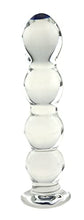 Load image into Gallery viewer, CCHW Glass Anal Beads - Crystal G-Spot Massage Dildo Anal Butt Plug Pleasure Wand Sex Toys for Couple Lover (Style 01), Clear
