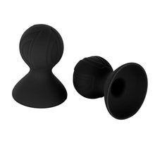 Load image into Gallery viewer, JEATHA Women&#39;s Silicone Breast Pump Nipple Sucker Enhance Nipples Massage Accerssory for Couples Wife Black One Size
