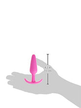 Load image into Gallery viewer, Doc Johnson Mood - Naughty 1 - Silicone Anal Plug - Medium - 3.9 in. Long and 1 in. Wide - Tapered Base for Comfort Between The Cheeks - Medium - Pink
