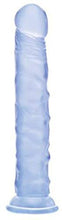 Load image into Gallery viewer, Adam &amp; Eve Tall Boy Dildo, Blue | Realistic, Flexible Rubber Dildo | 8.5 Inches Insertable Length | Great with Water Based Lubes
