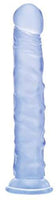 Adam & Eve Tall Boy Dildo, Blue | Realistic, Flexible Rubber Dildo | 8.5 Inches Insertable Length | Great with Water Based Lubes