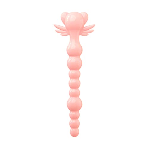 Small Soft Pull Beads Beginner's Backyard Special Anal Plug Adult Couples for Men and Women (Pink)