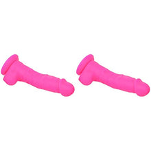 Load image into Gallery viewer, Colours Pleasures Silicone Dong Dildo, Pink, 5 Inch (Pack of 2)
