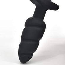 Load image into Gallery viewer, MEBAULT Anal Plug Puppy Tail Butt Plug with T-Shaped Base for Long-Term Wear Silicone Dog Tail Cosplay Sex Toy for Women Men Black
