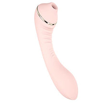 Load image into Gallery viewer, G Spot Vibrator Licking and Sucking Toy Waterproof Thrusting Rose for Women Dual Motor Nipple Silent Heating Tongue Pleasure Cordless Sucker Soft Dildo Swing Vibrate Wand Toys
