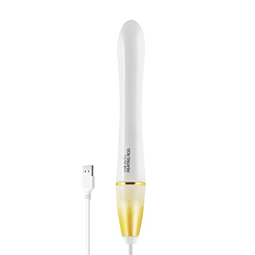 Heating Stick with Automatic Temperature Control, Heating Rods USB Recharging for Masturbator Pocket Pussy Artificial Vagina Adult Sex Toy (White)