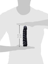 Load image into Gallery viewer, Doc Johnson Vac-U-Lock CodeBlack - Raging Hard-Ons - 8 Inch Dong (8 in. Long and 1.5 in. Wide) - F-Machine and Harness Compatible Dildo - Great For Pegging - Black
