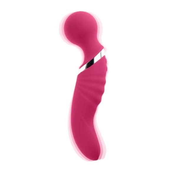 Rechargeable Silicone Adult Sex Toys, Waterproof Quiet Vibrators Female Vagina Clitoris Stimulation, Female Breast Stimulation Vagina Massagers with 10 Vibration Modes Couples (Red)