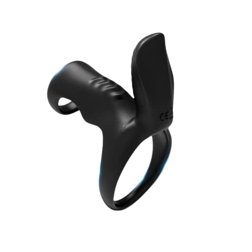 ERUN Vibrating Dual Cock Rings Sex Toys Silicone Wireless Remote for Adult Men Control Penis Enhancer Ring Rechargeable Waterproof Clitoral Stimulate Massager for Couples