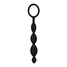 Load image into Gallery viewer, EIS Narrow Anal Chain - Flexible Anal Beads with Stimulating Sphere Structure in Soft Silicone with Retaining Ring (6.1 inches)
