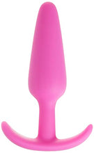 Load image into Gallery viewer, Doc Johnson Mood - Naughty 1 - Silicone Anal Plug - Medium - 3.9 in. Long and 1 in. Wide - Tapered Base for Comfort Between The Cheeks - Medium - Pink
