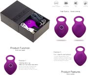 Load image into Gallery viewer, Vibrating Cock Ring, Cock Ring for Men with 10 Vibration Patterns, Silicone Elastic Vibrator Erection Pleasure Enhancer, Clitoris Stimulator for Women, Adult Sex Toys and Games for Men
