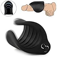 Load image into Gallery viewer, Penis Training Tool Vibrator, Adjustable Male Masturbator 10 Modes Glans Trainer Stimulator for Prolonged Sexual Stamina and Desensitization
