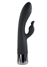 Load image into Gallery viewer, Evolved Love is Back - Heat Up &amp; Chill - Rechargeable Silicone Heating and Cooling G-Spot Dual Stimulator Vibrator - Black
