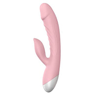 Luv Inc G-Spot Rabbit Vibrator Clitoris Stimulator - Silicone Vaginal Anal Dildo Massager for Women Masturbation, Powerful Waterproof Rechargeable Adult Sex Toys for Couples Sex Toys (Pink)