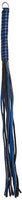 Ka-pow Color Whip Thong Leather 16 Inch Blue and Black