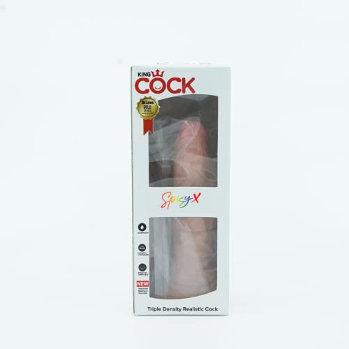 KingCock Realistic and Veined, Anal, Vaginal Dildo 8.66 inch