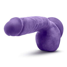 Load image into Gallery viewer, Blush Au Naturel Pound - Realistic 8.5 Inch Long Sensa Feel Dual Density Dildo - 2&quot; Thick - Flexishaft Bendable Body - Strap On Compatible Suction Cup Hands Free Play Sex Toy for Men Women - Purple
