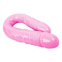 Load image into Gallery viewer, Lesbians Sex Toy Double-Ended Dildo Flexible Realistic Silicone Jelly Dildos Dong G-Spot Stimulator Hands-Free Play Penis (L, 03-Pink)
