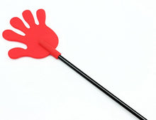 Load image into Gallery viewer, Finger Paddle Sex Spanking Crop Long Silicone Vibiam Spanker for Sex (Red)
