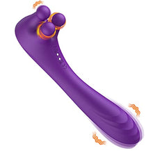 Load image into Gallery viewer, Clitoral Vibrator with Unique Gyrating Nubs and Throbbing Shaft - MEANINS John, G Spot Vibrator with Precise Curves for Pin-Point Stimulation, Clitoralis Stimulator, Adult Sex Toy for Women
