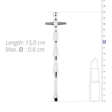 Load image into Gallery viewer, Sinner Gear Urethral Sounds Metal Dilator Cross - ( Length 15cm) Sex Toys for Adult Play
