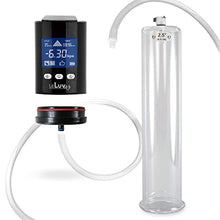 Load image into Gallery viewer, LeLuv Black iPump Smart LCD Head with Adapter Penis Pump 12 x 2.50 inch Cylinder
