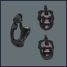 Load image into Gallery viewer, Male Chastity Lock CB Kit, Cock Cage Double Lock Design Chastity Lock Breathable,52,S
