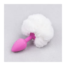 Load image into Gallery viewer, IXOUP Anal Plug Sex Toys for Couple Adults Stainless Steel Bunny Tail Anal Plug Dildo Butt Plug Tail Crystal Jewelry Trainer Sex Toys (Color : A)
