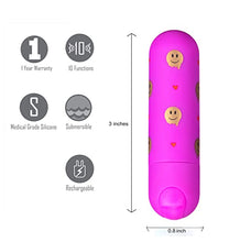 Load image into Gallery viewer, GIGGLY 10-Function Rechargeable Bullet Clitoral Vibrator Sex Toy
