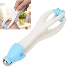 Load image into Gallery viewer, Finger Joint Acupoint Massager, ABS Material Curved Design Finger Hand Massage Roller Finger Roller Tool with Finger Massager for Indoor for Stiff Fingers (Blue)
