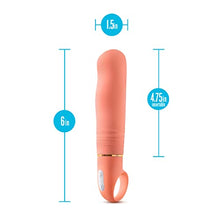 Load image into Gallery viewer, Blush Aria Smokin AF Silicone Vibrator - RumbleTech Powerful Rumbly 10 Vibration Settings - Curved for Perfect G Spot Stimulation - IPX7 Waterproof - Finger Loop for Accessibility - Sex Toy
